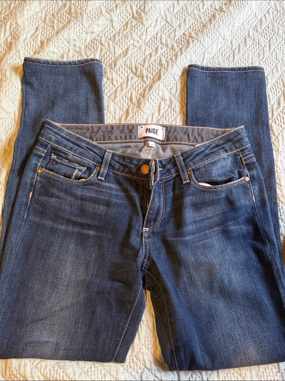 PAIGE Indigo Blue Skinny Jeans